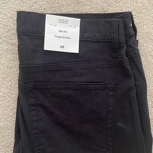 H&M mens black pants